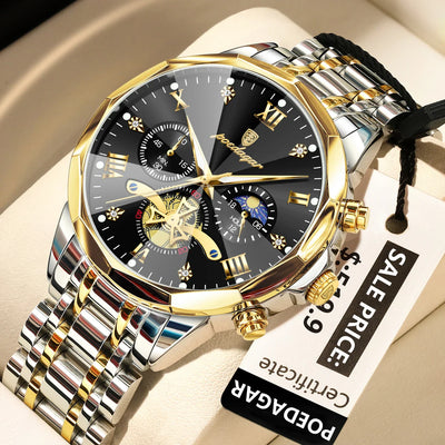 POEDAGAR Luxury Men Uhr Top Original