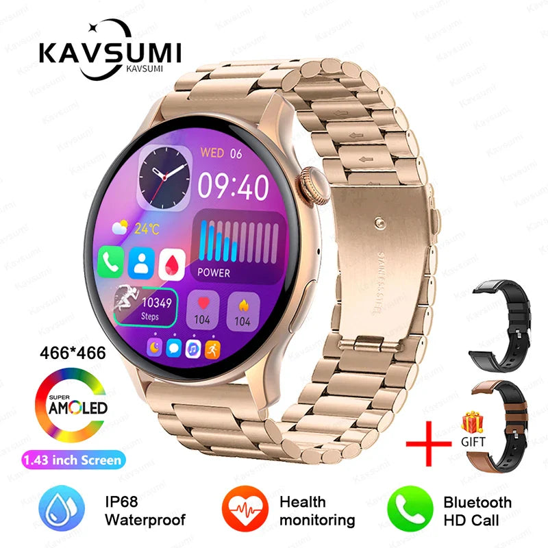 2025 NFC Smart Uhr Amoled HD