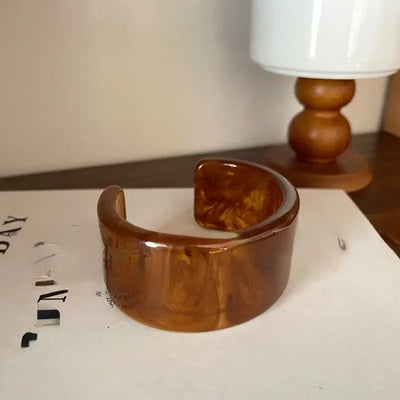 Fashion Irregular Acrylic Acetate Bracelets Vintage Hyperbole Korean Jewelry Bangles Sweet Elegant Pulseras Mujer – Armband