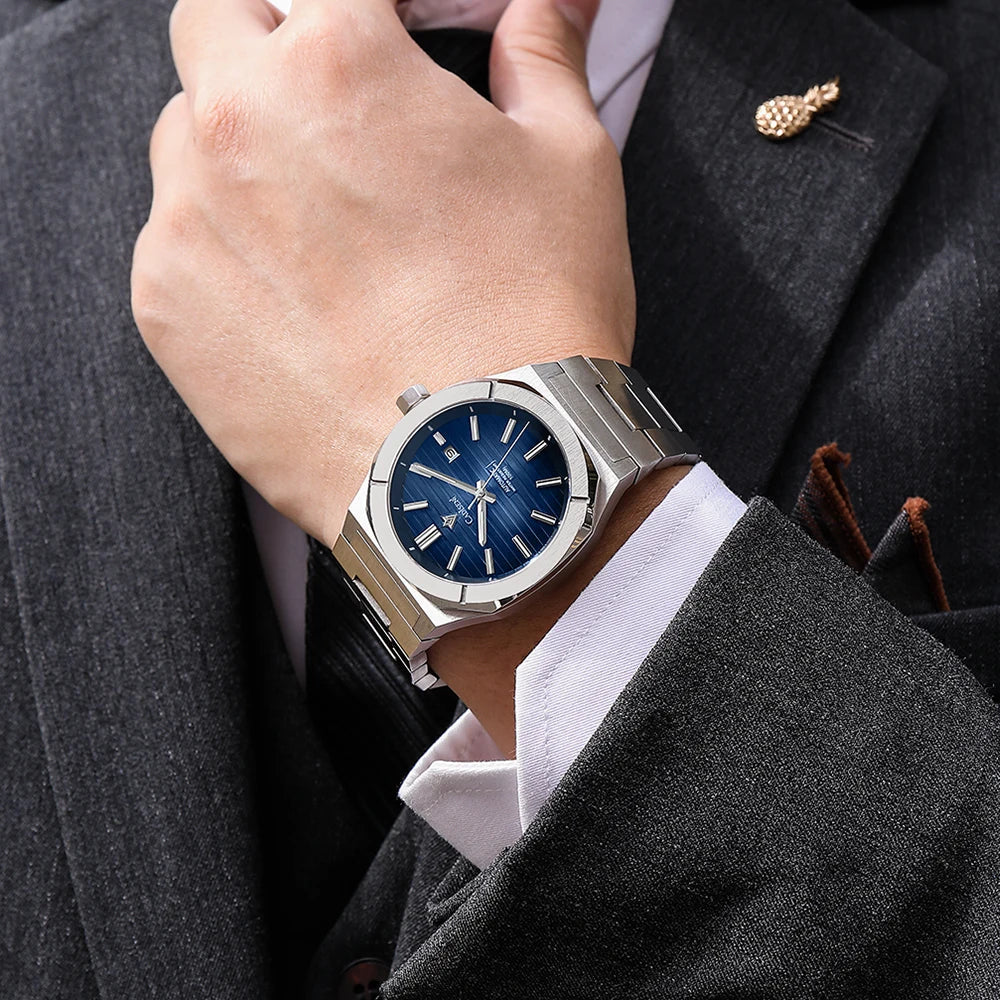 CADISEN Diver Uhr Retro Luxury Sapphire