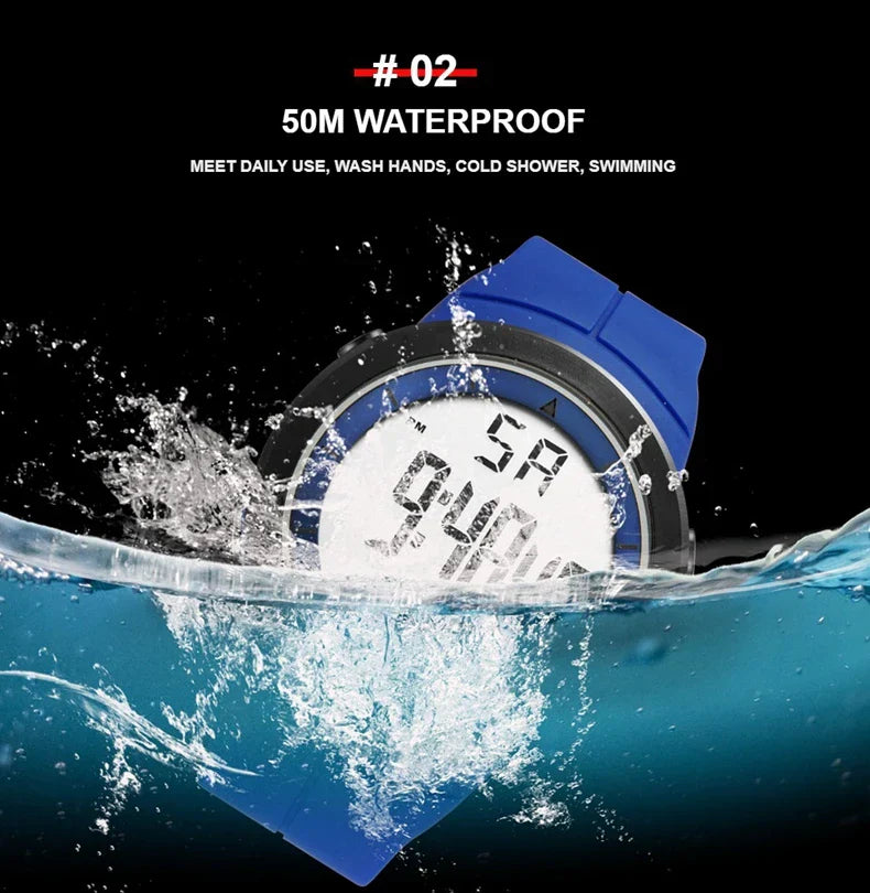 Taktische LED-Militäruhr – Robust & Wasserdicht