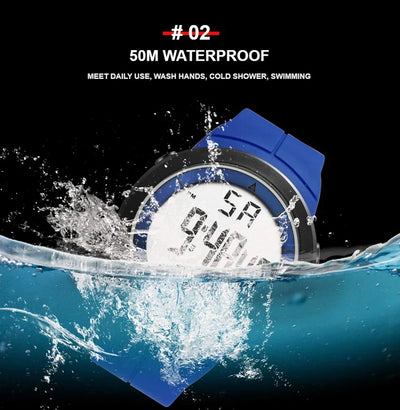 Taktische LED-Militäruhr – Robust & Wasserdicht