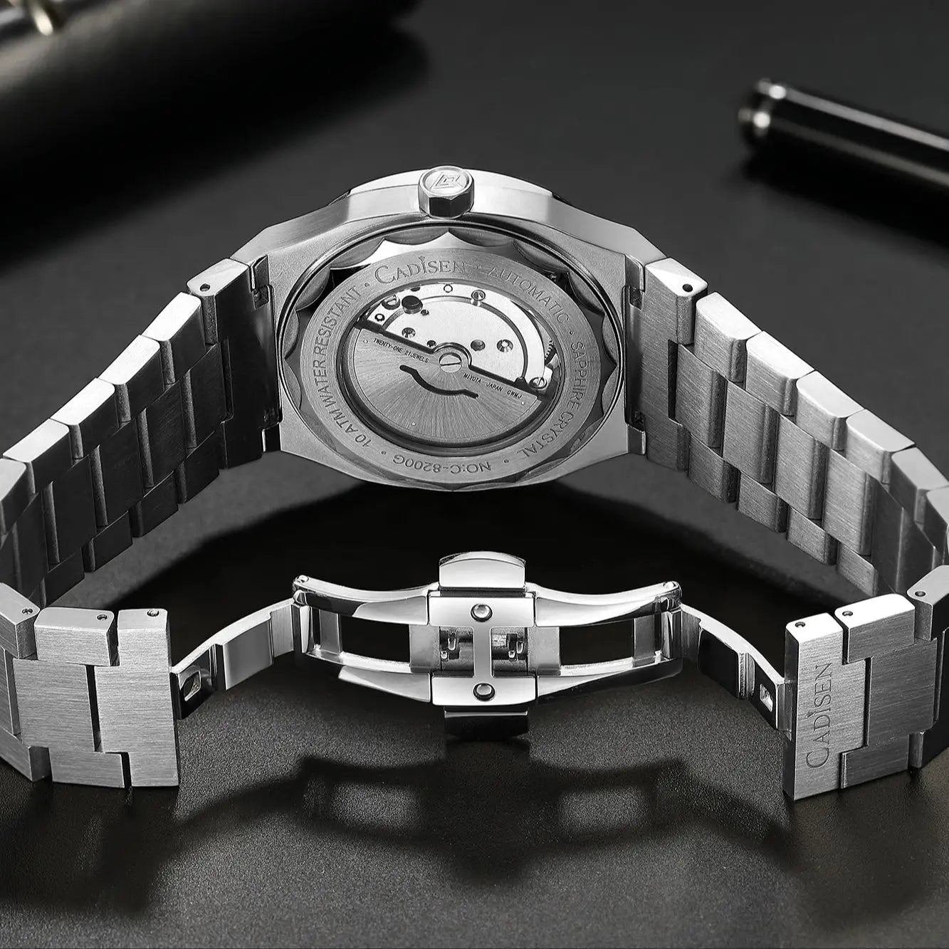 CADISEN Diver Uhr Retro Luxury Sapphire