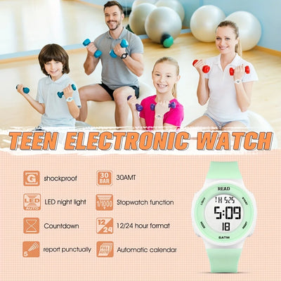 Moderne Damen-LED-Uhr – Stylisch & Smart.