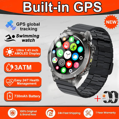 New T-Rex 3 GPS Smart Uhr