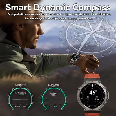 2025 New Military Bluetooth Call Smart