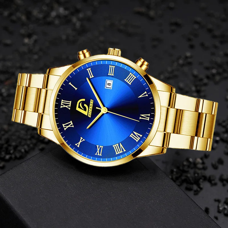 Luxus Herren-Armbanduhr – Minimalistisch & Elegant.
