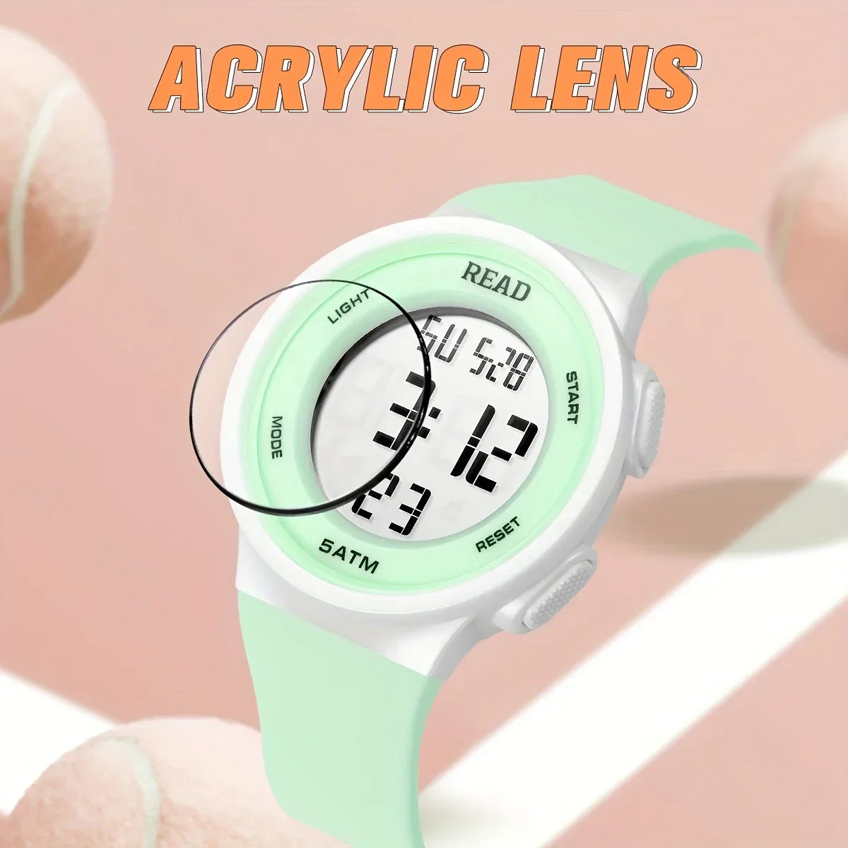 Moderne Damen-LED-Uhr – Stylisch & Smart.