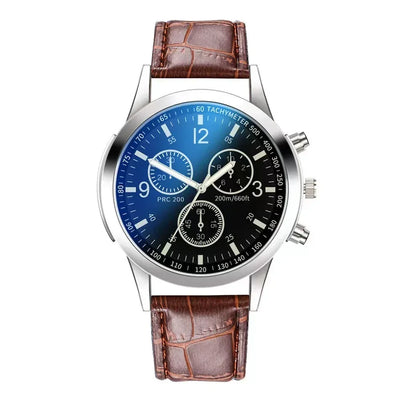 Quarz-Armbanduhr für Herren – Retro Design, Wolframstahl, Keine Wasserdichtigkeit