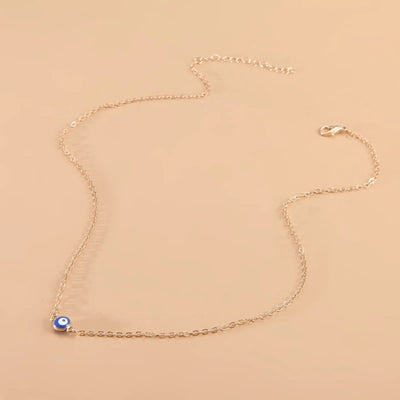 Simple Double Heart Pendant Necklace Couple Stainless Steel Choker Gold Color Chain Wedding Party Friends Jewelry Gift – Halskette