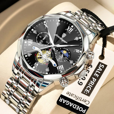 POEDAGAR Luxury Men Uhr Top Original