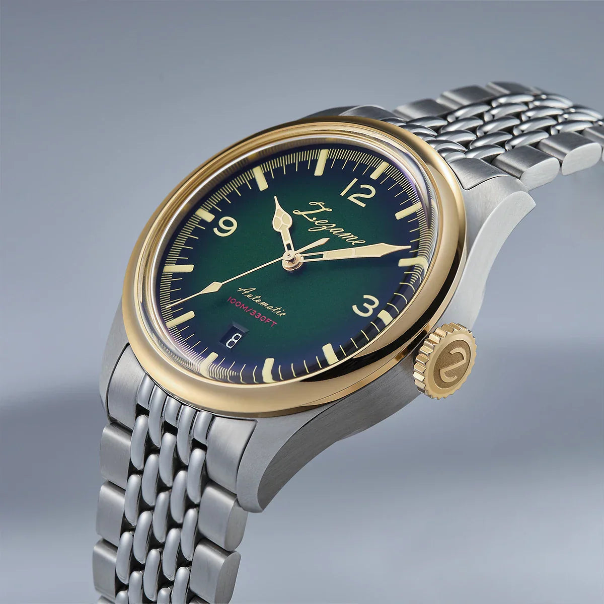 YN55a Herrenuhr – Luxus Automatik Uhr 38 mm, Retro Design, Chronograph, 100 m wasserdicht, Vintage Style