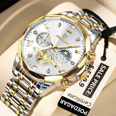 POEDAGAR Luxury Men Uhr Top Original