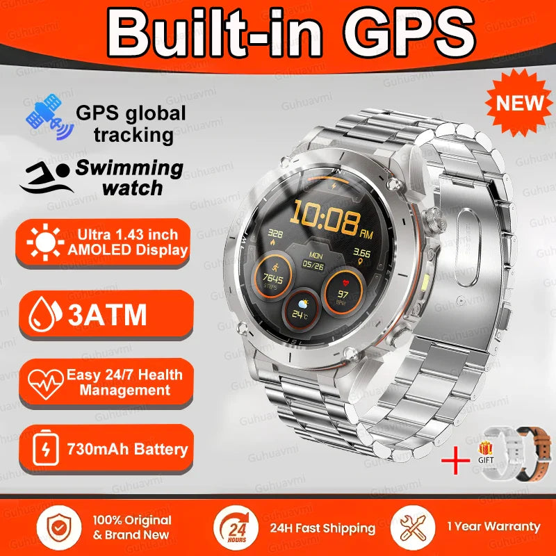 New T-Rex 3 GPS Smart Uhr