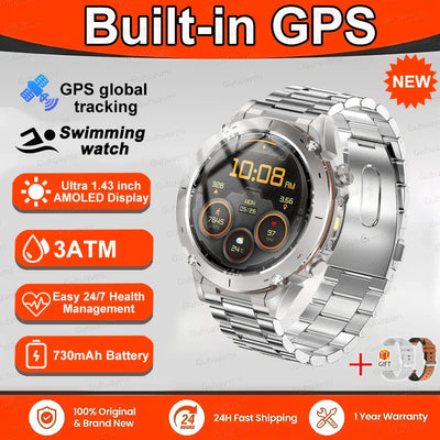 New T-Rex 3 GPS Smart Uhr