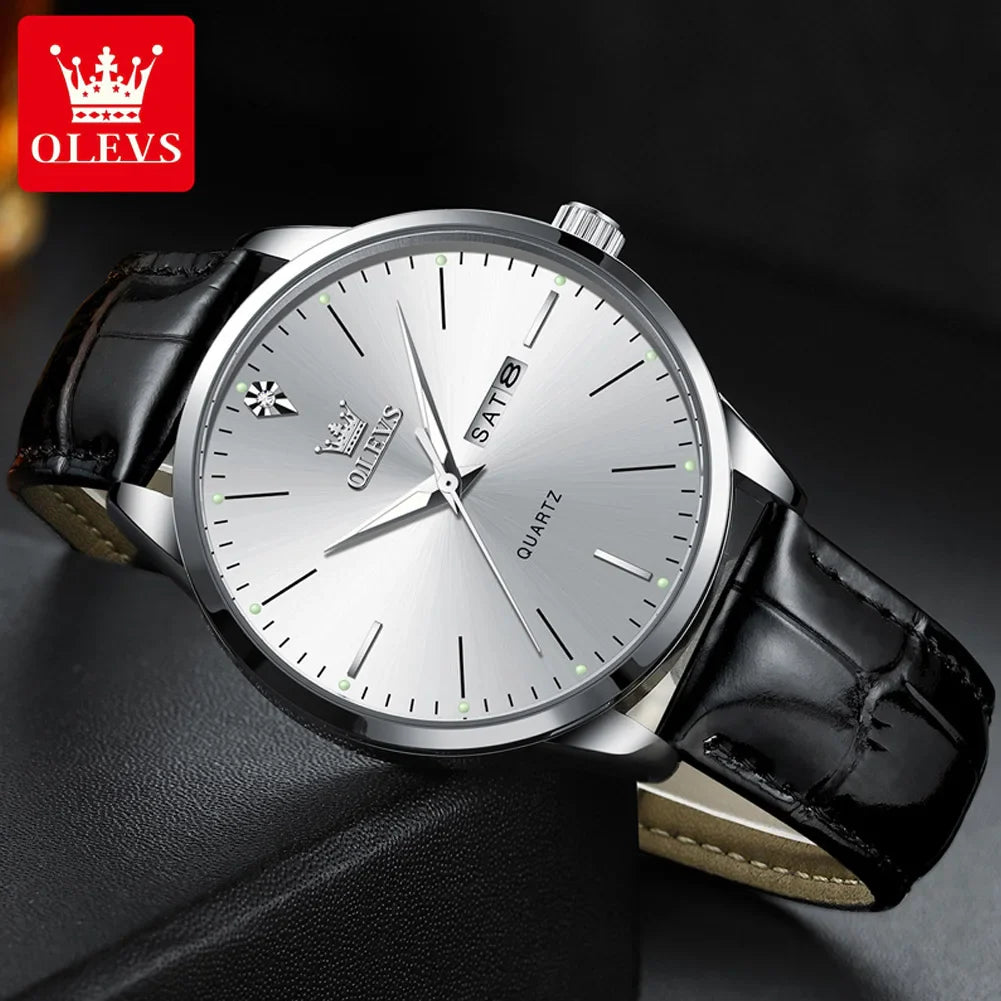 OLEVS 2935 Herren Uhr Dual Calendar