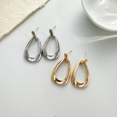 Simple French Style Geometric Earrings Fashion Luxurious Drop Earring Daily Party Vacations Jewelry Gifts 2025