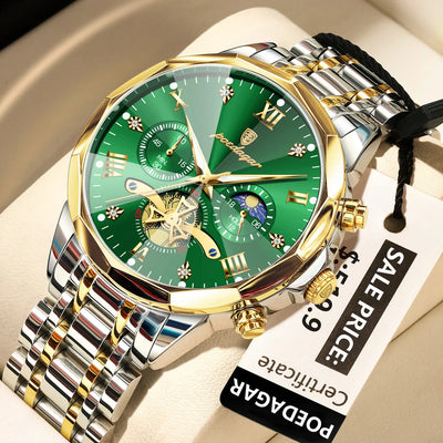 POEDAGAR Luxury Men Uhr Top Original