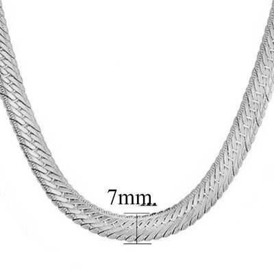 Hip Hop Goldkette für Herren – 8mm Curb Design
