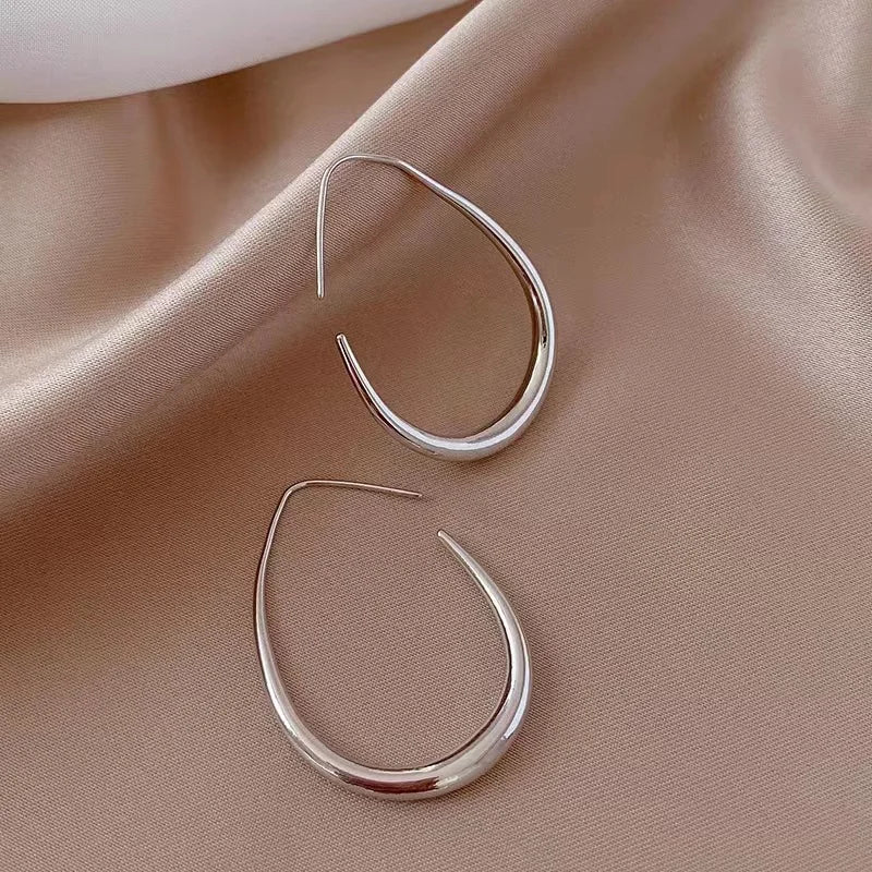 Simple French Style Geometric Earrings Fashion Luxurious Drop Earring Daily Party Vacations Jewelry Gifts 2025