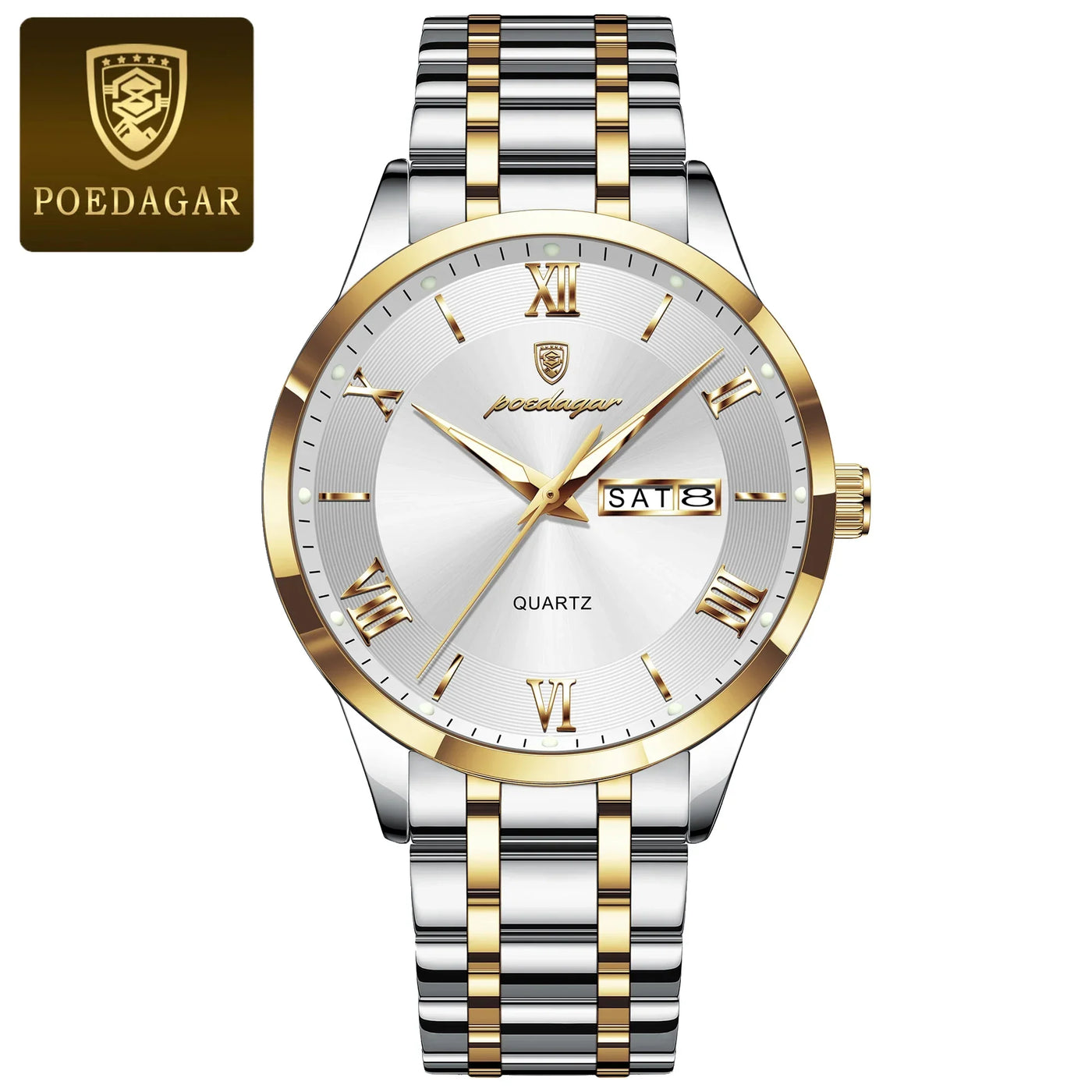 Kristall-Elegance Herrenuhr