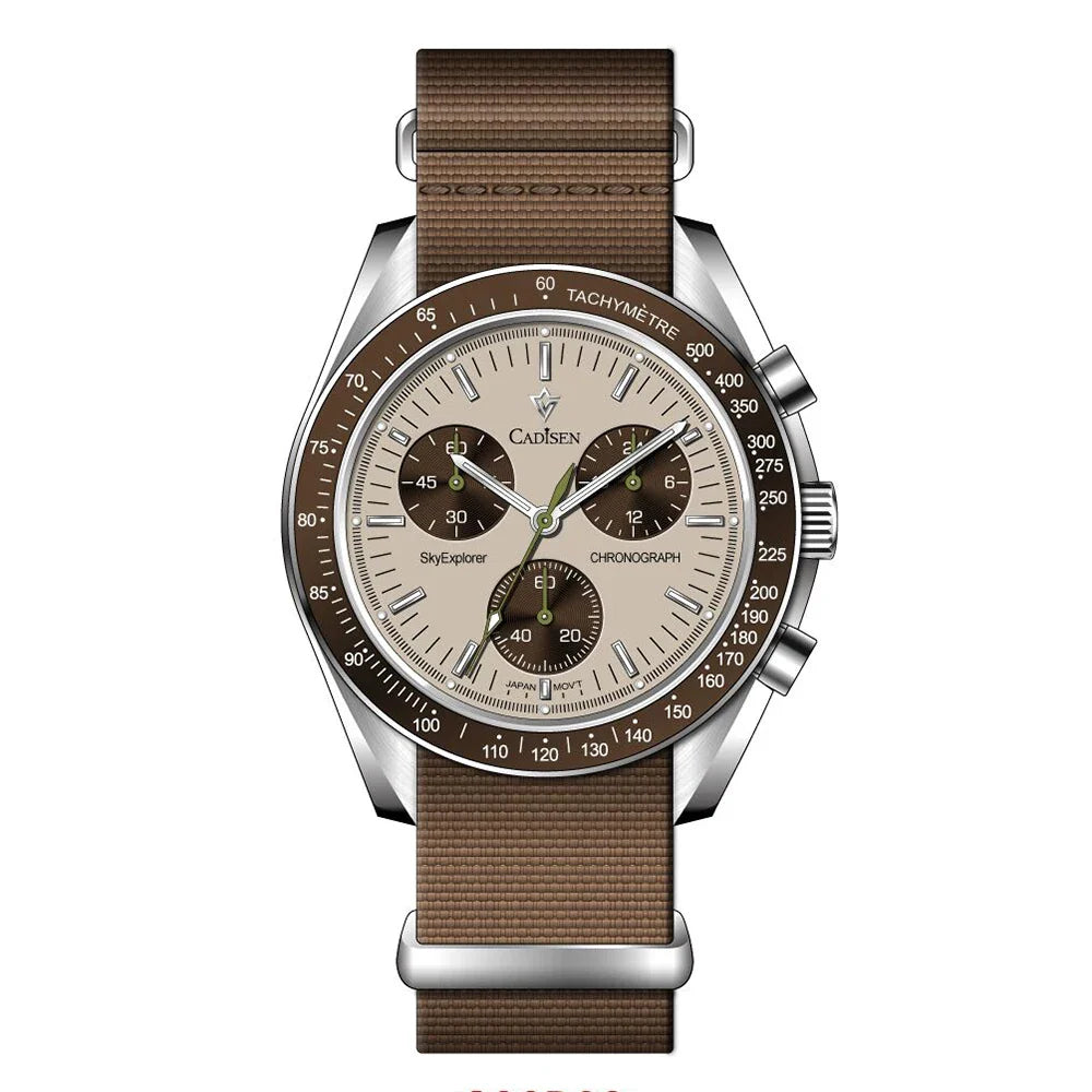 CADISEN New Herren Uhr Luxury Quarz