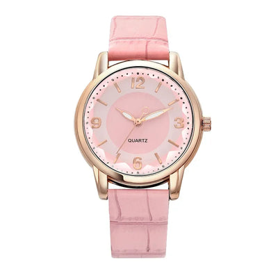 Luxus Damen Uhr – Mode Quarzuhr mit Lederarmband, Reloj Mujer, Montre Femme