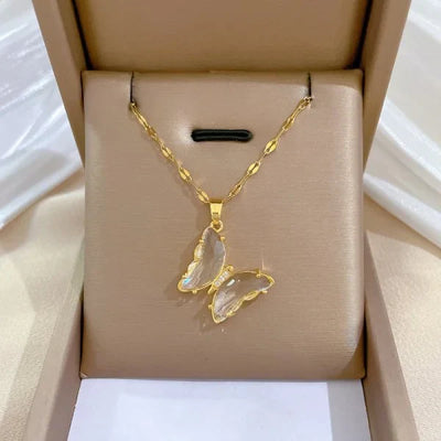 316L Stainless Steel Sun Pendant Necklace Exquisite and Fashionable Planet Clavicle Chain Girls Party Jewelry Gifts – Halskette