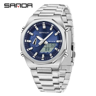 SANDA Luxury Man Electronic Uhr Dual