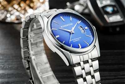 Luxus Herren-Armbanduhr 2022 – Edelstahlband, Wasserdicht, Business Uhren für Männer | Relogio Masculino