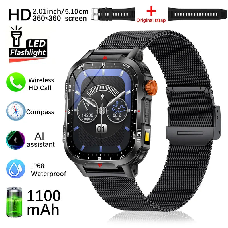 2025 new Herren smart Uhr Bluetooth