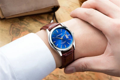 Luxus Herren-Armbanduhr 2022 – Edelstahlband, Wasserdicht, Business Uhren für Männer | Relogio Masculino