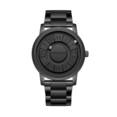 2024 Neue Luxus Quarzuhr für Männer – Kreative Scrollen Zeiger, Magnetische Handgelenk Uhr, Relogio Masculino