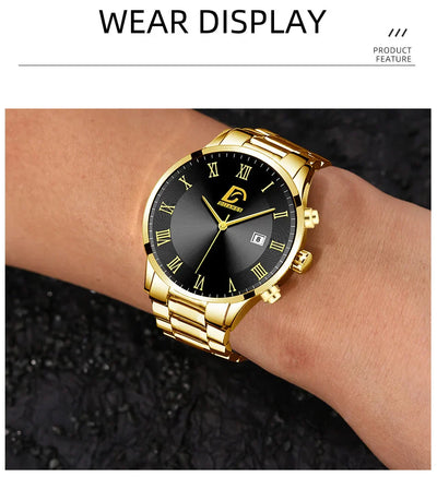 Luxus Herren-Armbanduhr – Minimalistisch & Elegant.