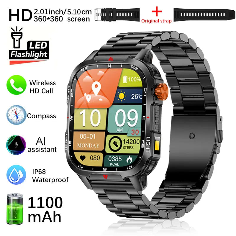 2025 new Herren smart Uhr Bluetooth