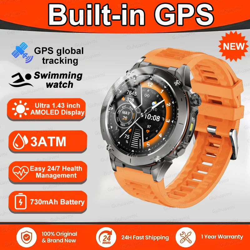 New T-Rex 3 GPS Smart Uhr