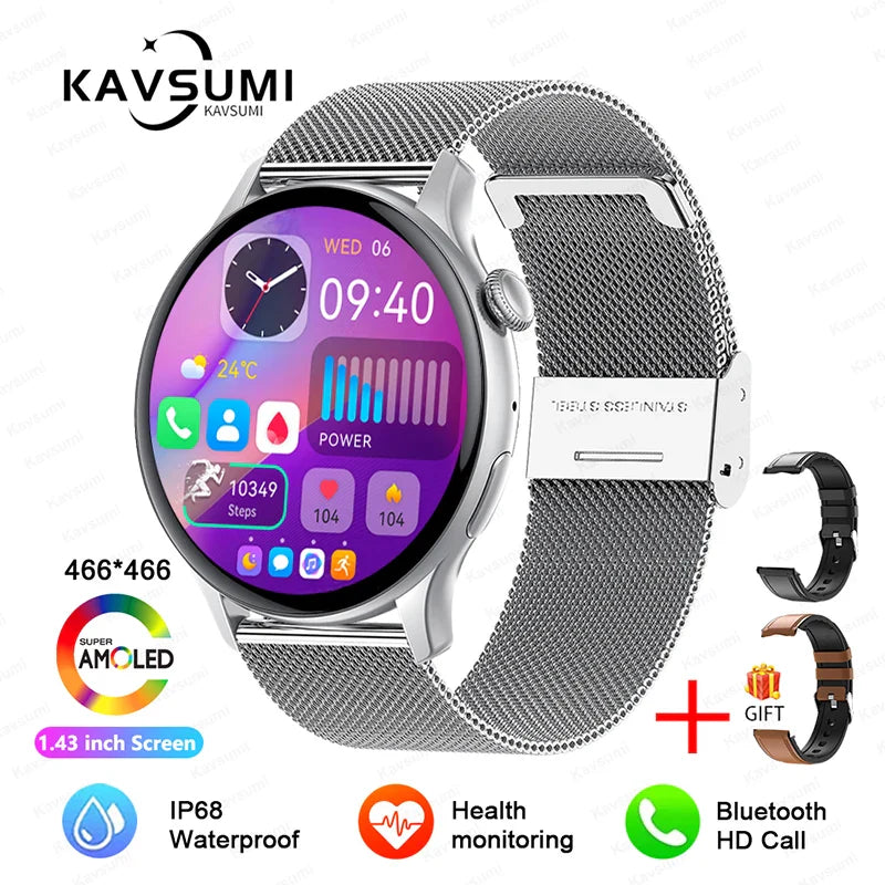 2025 NFC Smart Uhr Amoled HD