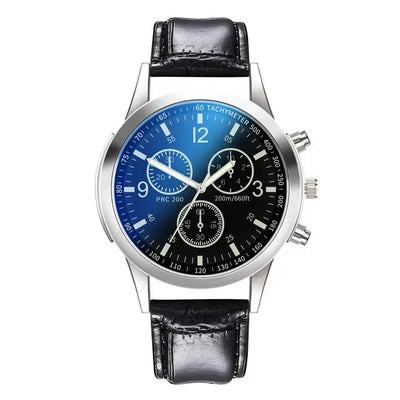 Quarz-Armbanduhr für Herren – Retro Design, Wolframstahl, Keine Wasserdichtigkeit