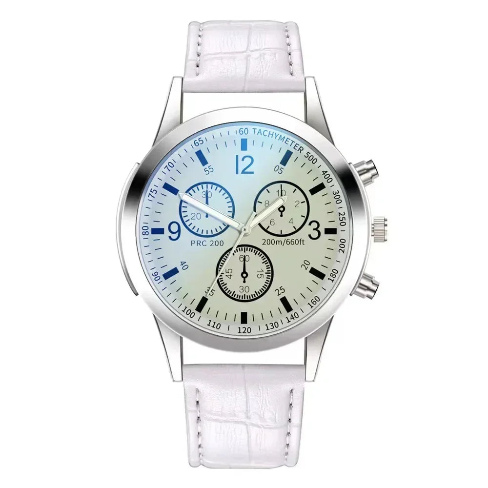Quarz-Armbanduhr für Herren – Retro Design, Wolframstahl, Keine Wasserdichtigkeit