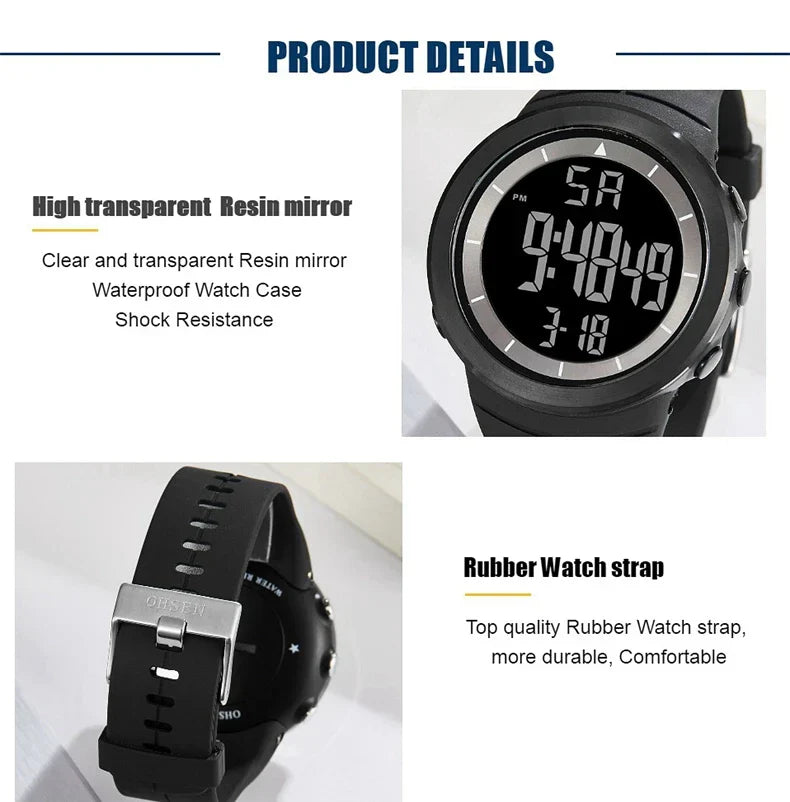 Taktische LED-Militäruhr – Robust & Wasserdicht