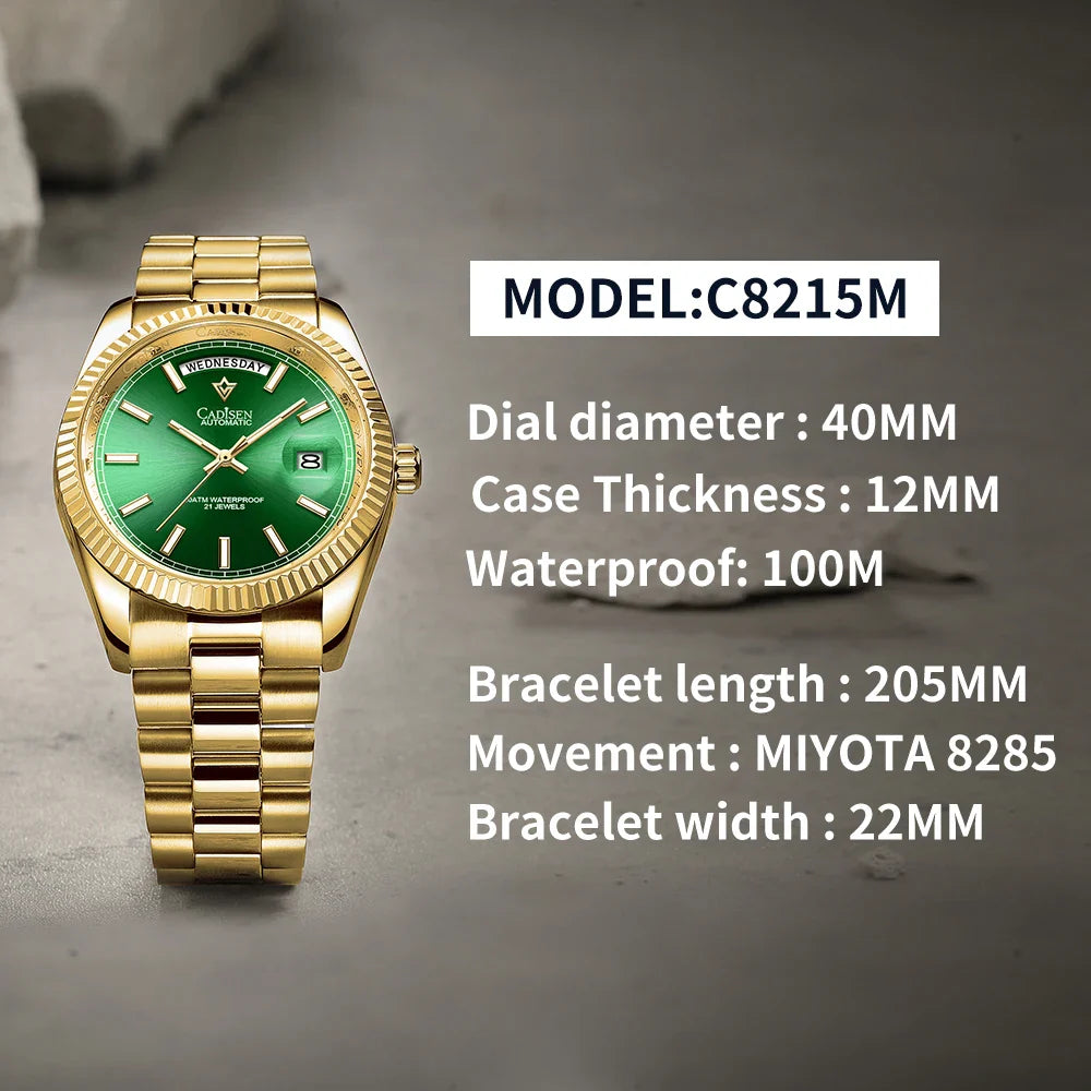 CADISEN DD40 Men Uhr Luxury Automatic