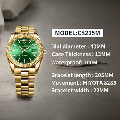 CADISEN DD40 Men Uhr Luxury Automatic