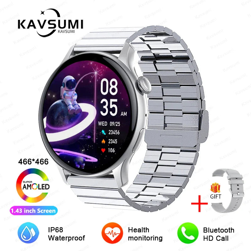 2025 NFC Smart Uhr Amoled HD