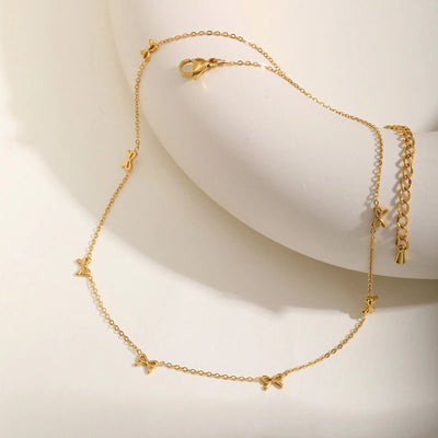 Opal Halskette · Edelstahl