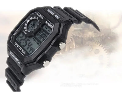 Digitale Retro Uhr für Männer – Sportuhr mit LED-Display, Reloj Hombre, Studenten Uhr, Relogio Masculino
