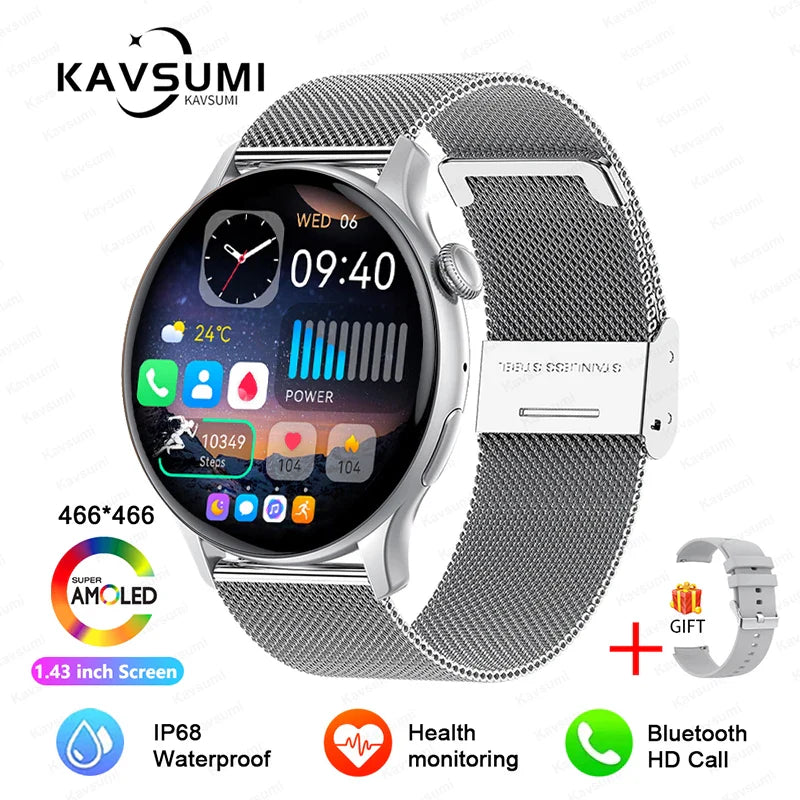 2025 NFC Smart Uhr Amoled HD