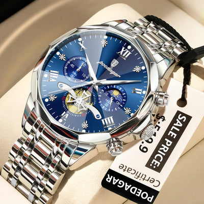 POEDAGAR Luxury Men Uhr Top Original