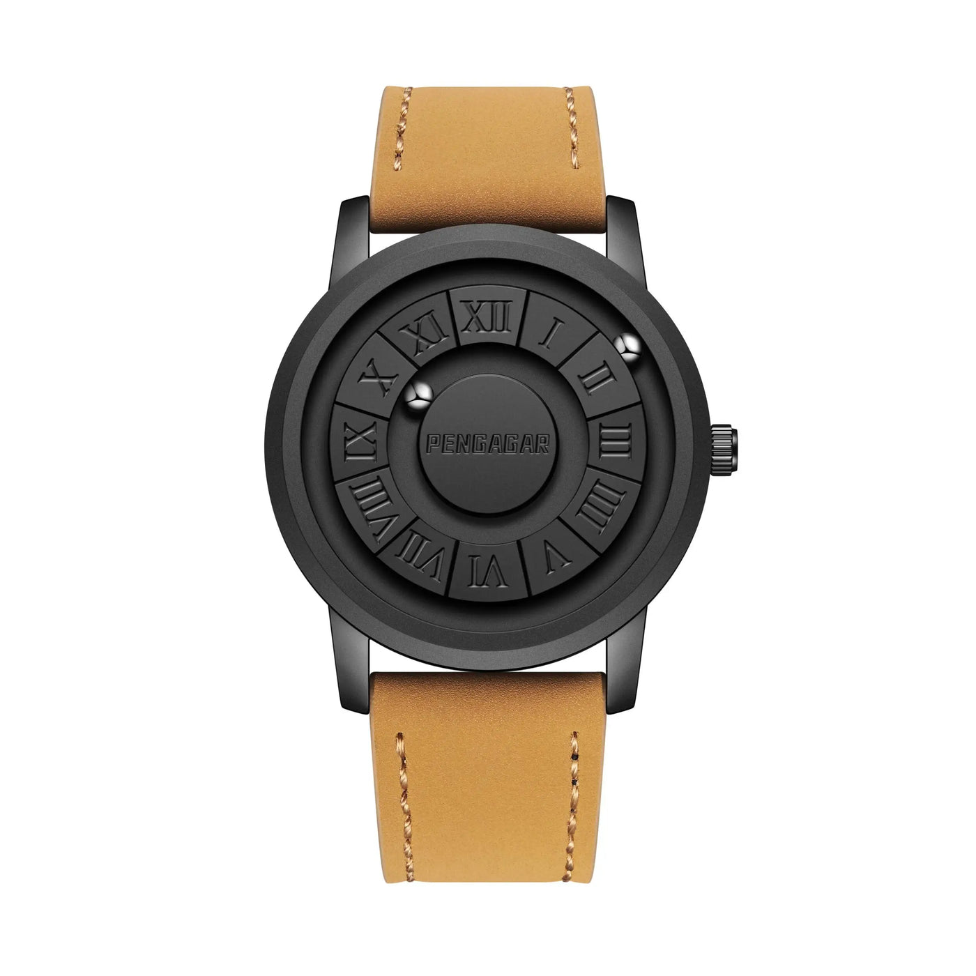2024 Neue Luxus Quarzuhr für Männer – Kreative Scrollen Zeiger, Magnetische Handgelenk Uhr, Relogio Masculino