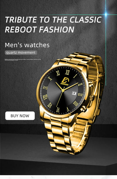 Luxus Herren-Armbanduhr – Minimalistisch & Elegant.