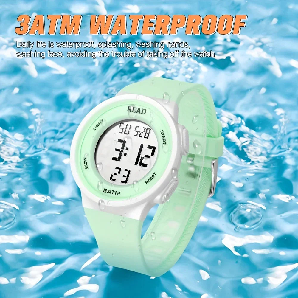 Moderne Damen-LED-Uhr – Stylisch & Smart.